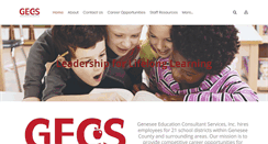 Desktop Screenshot of gecs-inc.org